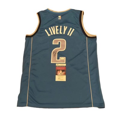 Dereck Lively II Autographed Dallas Mavericks Jersey JSA COA
