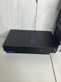 SONY PlayStation 2 Fat Black PS2 Bundle SCPH-35001 20 Games GTA SA QUAKE 3 LOTR