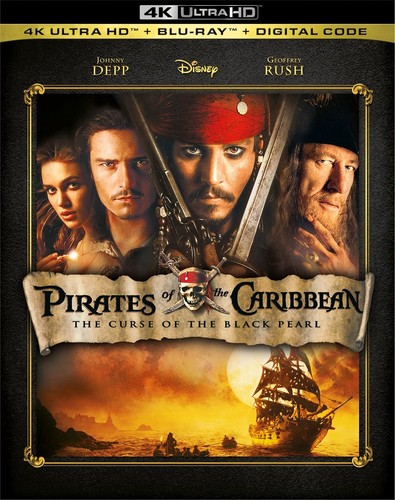Pirates of the Caribbean: The Curse of the Black Pe (4K UHD Blu-ray) (US IMPORT) - Picture 3 of 3