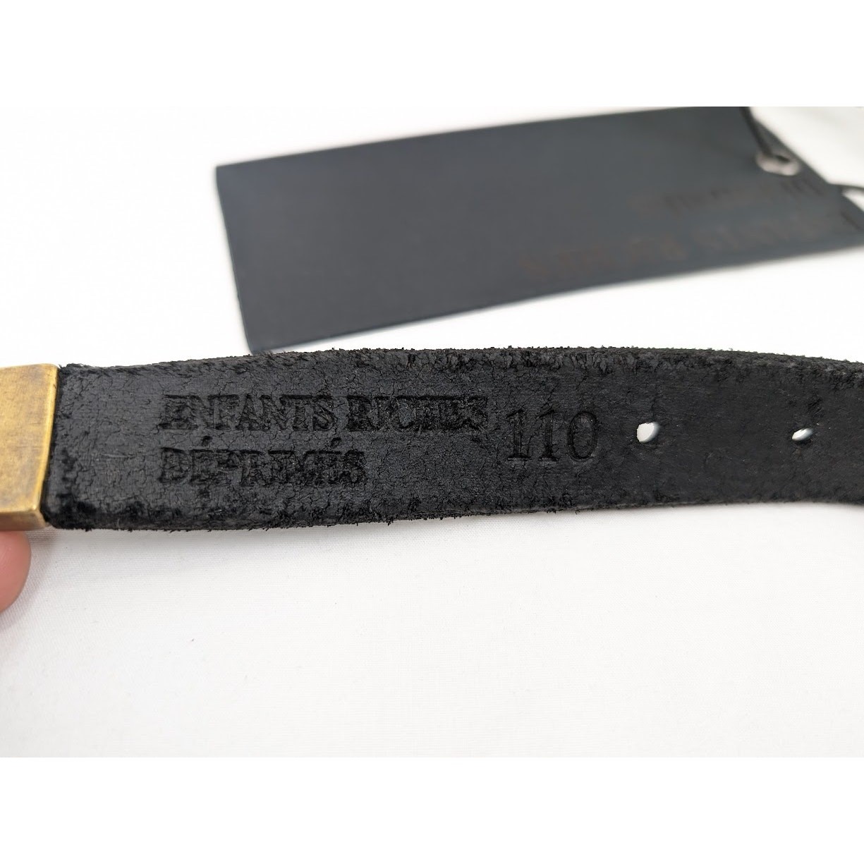 Enfants Riches Deprimes Q:2/ Antique Brass Jesus Coin Belt Black/Brass BNWDB 110 image 10