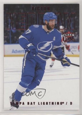 2021-22 Upper Deck Fleer Ultra Red Foil 77/91 Victor Hedman #174 05bx