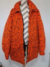 Mount’n Prairie Hush Hide Insulated Blaze Orange Jacket EUC Size XL No Hood
