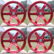 18 Wheels Rims For Mazda Ford Nissan Hyundai Kia K5 Rx-8 3000gt Te37 Style Red 18 Wheels Rims For Mazda Ford Nissan Hyundai Kia K5 Rx-8 3000gt Te37 Style Red