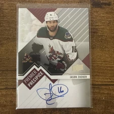 2023-24 Upper Deck Premier-Premier Precipice Autographs Jason Zucker #PP-JZ (AU)