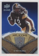2008 Upper Deck Icons NFL Rainbow Blue 241/250 Troy Polamalu #NFL47 HOF 2rz