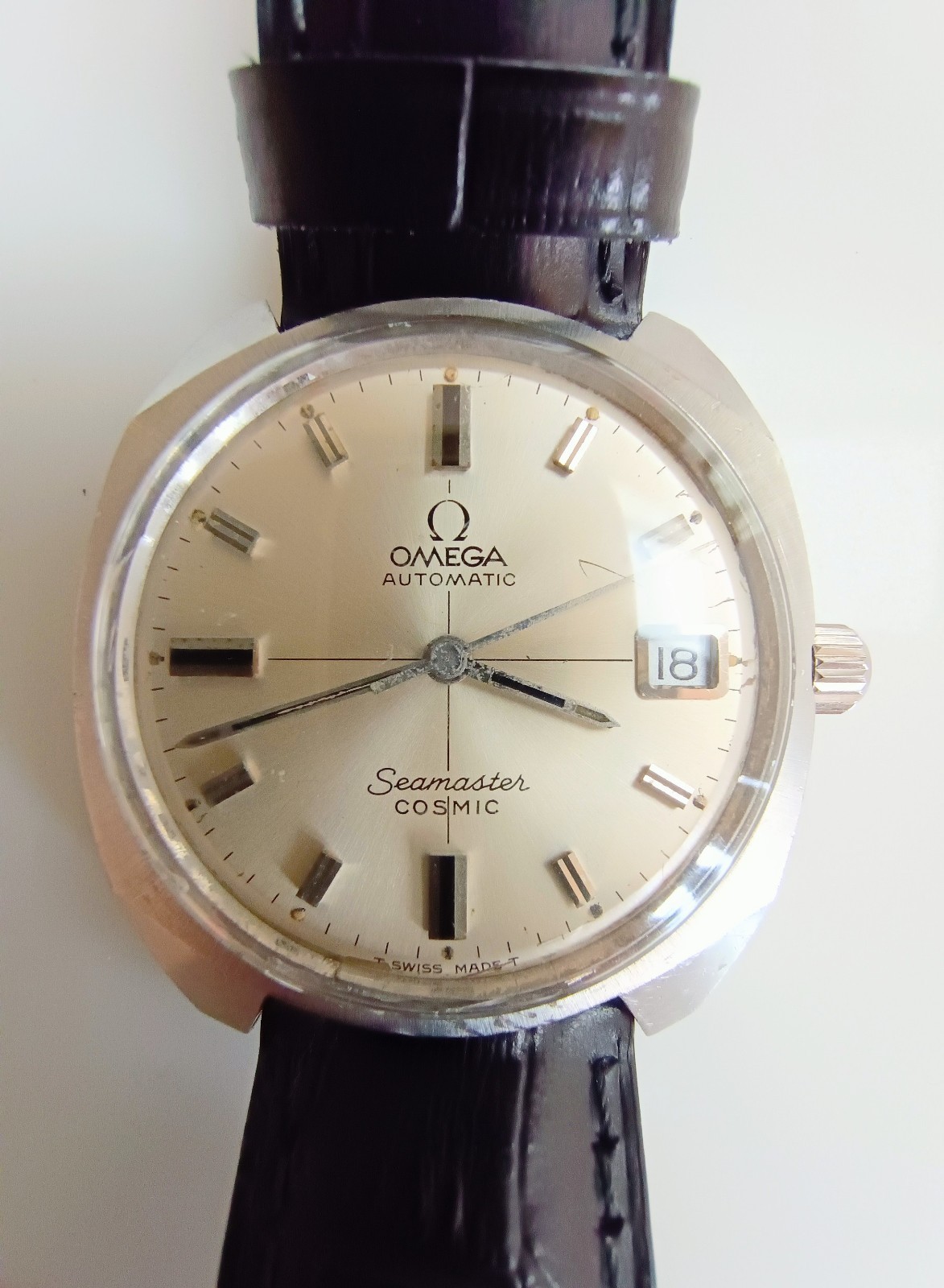 Rare Omega Seamaster Cosmic 166.022 Vintage Automatic Watch image 6