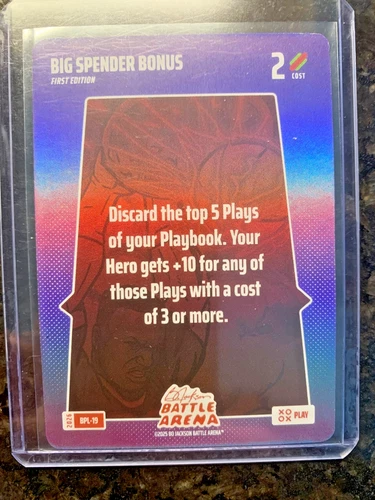 2026 Bo Jackson Battle Arena Bonus Play Big Spender Bonus #BPL-19 Refractor SSP