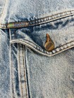 Bronco Jeans Denim Trucker Jacket Size XL Jean Jacket Made In Mexico Fades — photo 9
