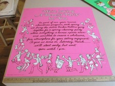 Baskin Robbins ice cream 1973 SPRING CLEANING party late opening store sign
