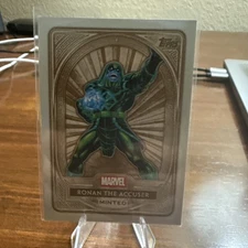 ronan the accuser Topps Marvel Minted Bronze