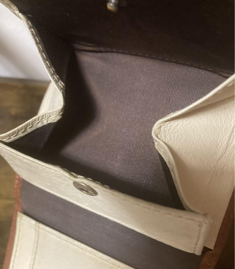 New M Mpyu Millefoglie II P25 Cognac Leather Bag Used New M Mpyu Millefoglie II P25 Cognac Leather Bag Used