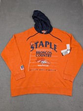 Denver Broncos Hoodie Mens 3XL Orange NFL Football Broncos Country Sweatshirt