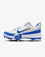 Nike Men’s Force Zoom Trout 9 Pro Baseball Cleats FB2907 White/Royal Size US 11