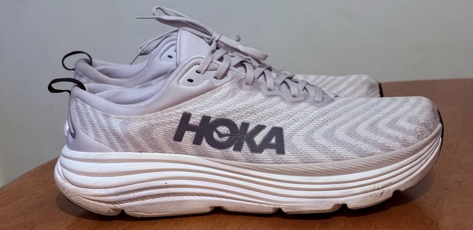 Hoka One One Para Hombres Gaviota 5 Ancho Talla 14 2E Correr Atlético 1134234 NCSW Foto 2 de 4