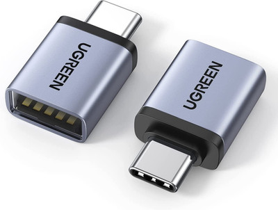 USB to USB C Adapter 10Gbps,2 Pack USB C to a Adapter Compatible with Iphone 16