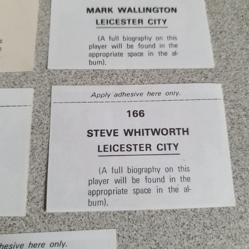 Leicester City FC FKS Soccer Stars 76 - 77 Football Club Stamps Vintage Retro x8 - Picture 16 of 18