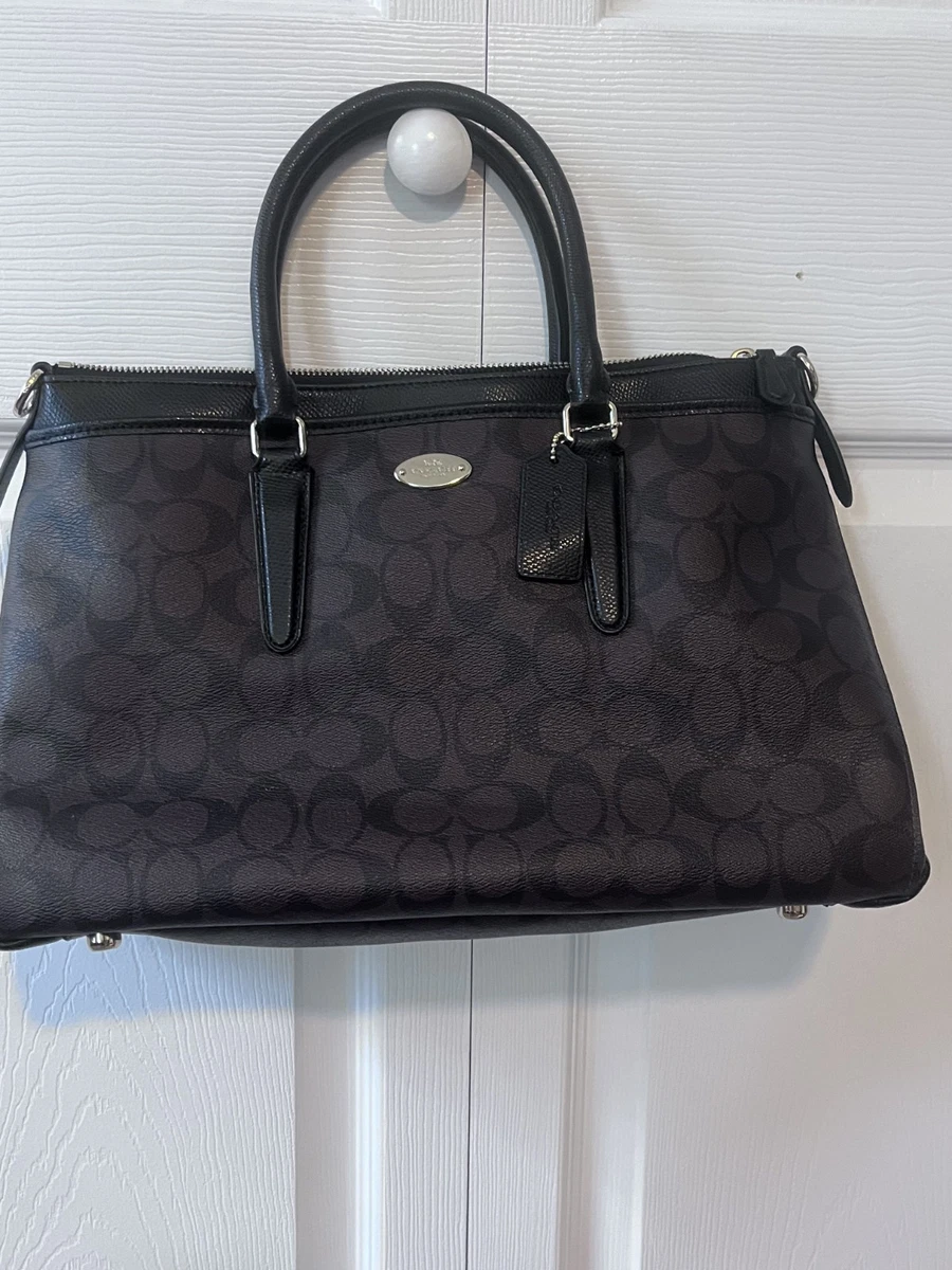 バッグ COACH Black Signature Shoulder Bag Rare Coach Black Signature for sale - eBay