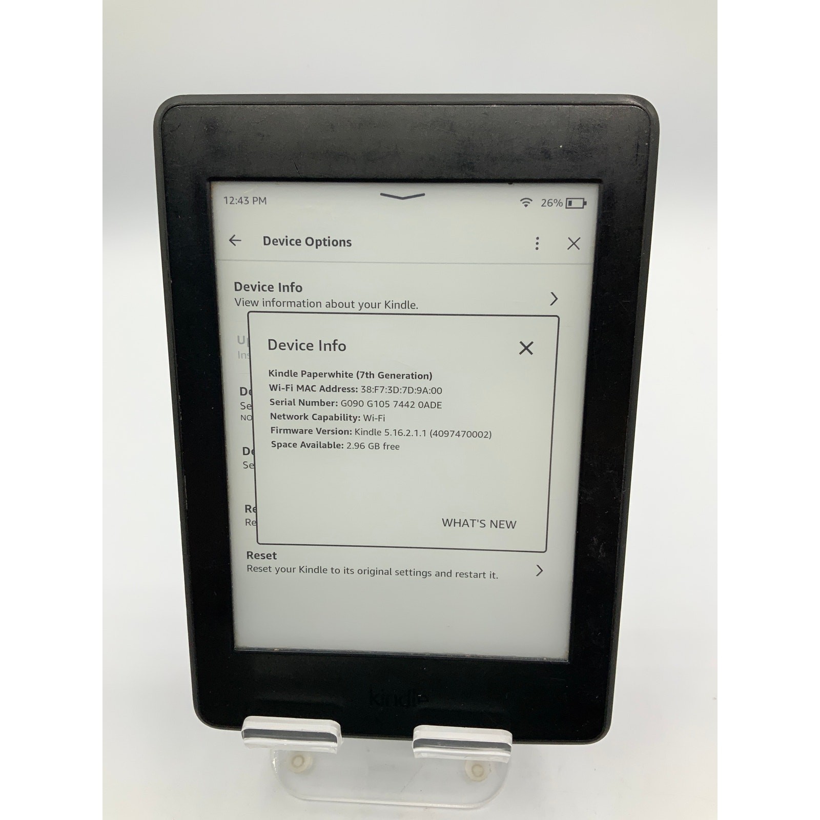 Kindle Paperwhite 7th Generation, 4GB, Blk.-image