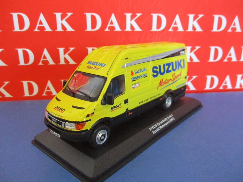 Die cast 1/43 Modellino Furgone Iveco Turbo Daily Suzuki Rally Motorsport 2007 - Immagine 2 di 4
