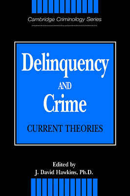 Delinquency and Crime Current Theories Hawkins Hardback 9780521473224