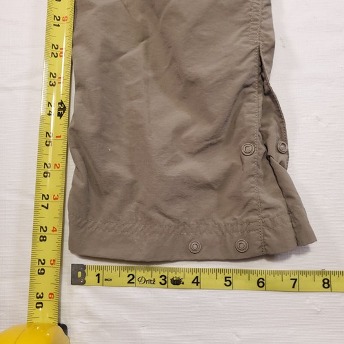 SIMMS Pants Mens S 31x29 Beige Nylon Lightweight Cargo Fishing Hiking Snap Leg - Picture 14 of 14