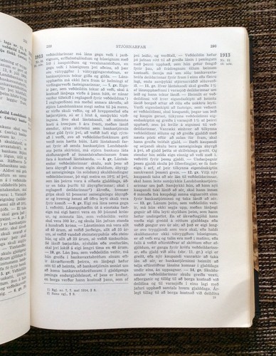 RARE VINTAGE 1965 2-Volume SET Lagasafn (Law Collection): Snaevarr, Icelandic - Picture 6 of 12