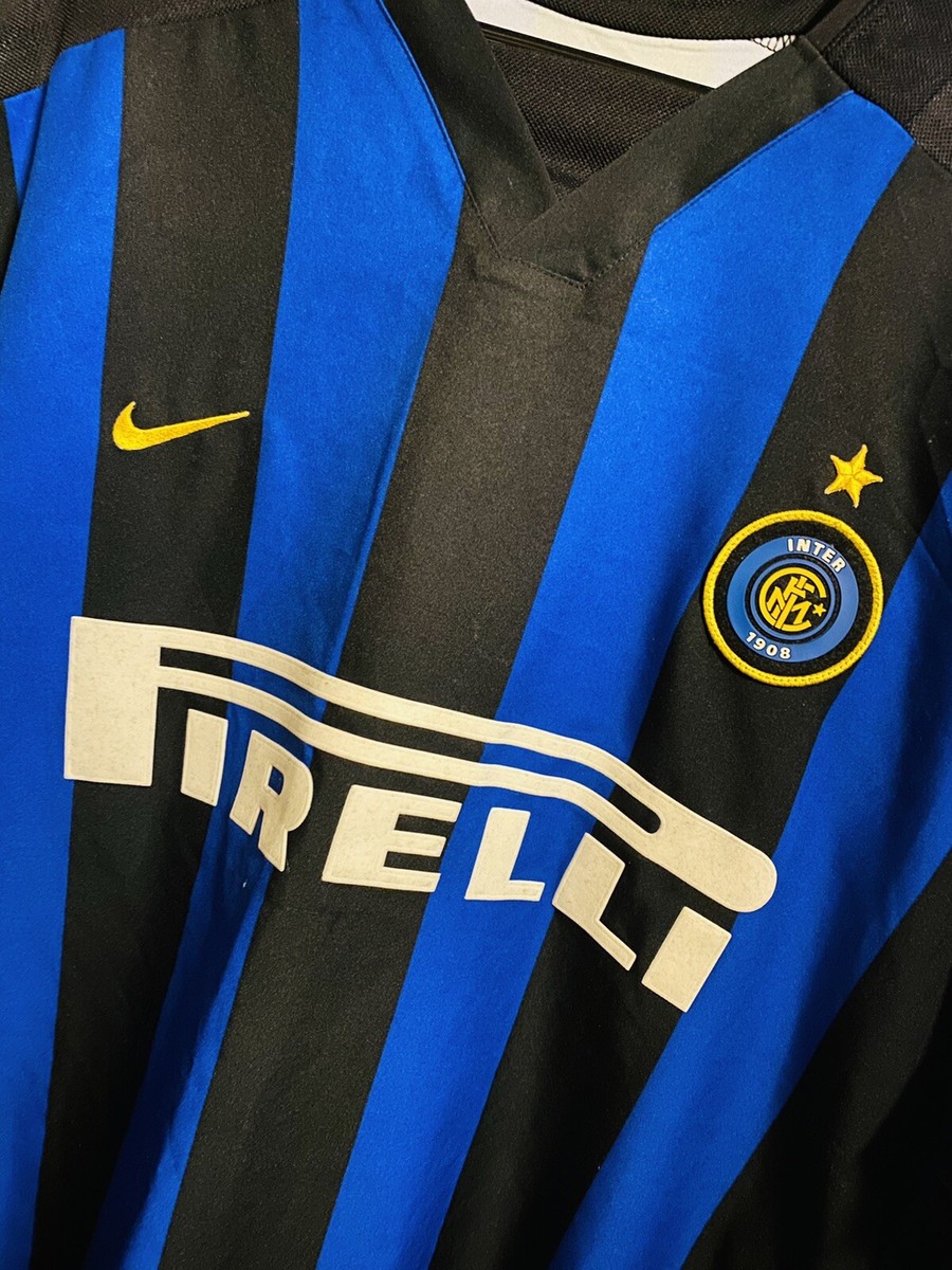 インテル・ミラノ BATISTUTA 19 ジャージ Mサイズ USED XL - VERY RARE INTER MILAN BATISTUTA #19 2002/03 HOME