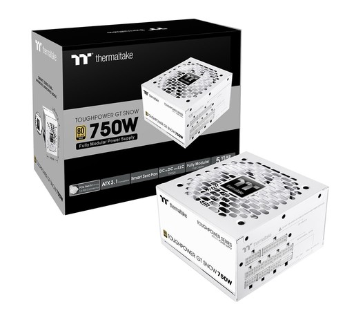 Toughpower GT 850W | ATX 3.1 | Modular Power Supply | 80Plus Gold | Snow