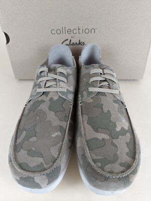 Clarks ShacreLite Low Moc Shoes Mens 11.5 M Sand Camo  display picture 1