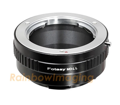 FOTASY Minolta MD Rokkor Lens to Leica L Mount Camera Adapter TL TL2 CL SL SL2 SL2-S