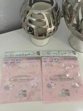Daiso Sanrio HELLO KITTY & FRIENDS ZIP BAGS 6"x6"  10pcs New (lot2x)