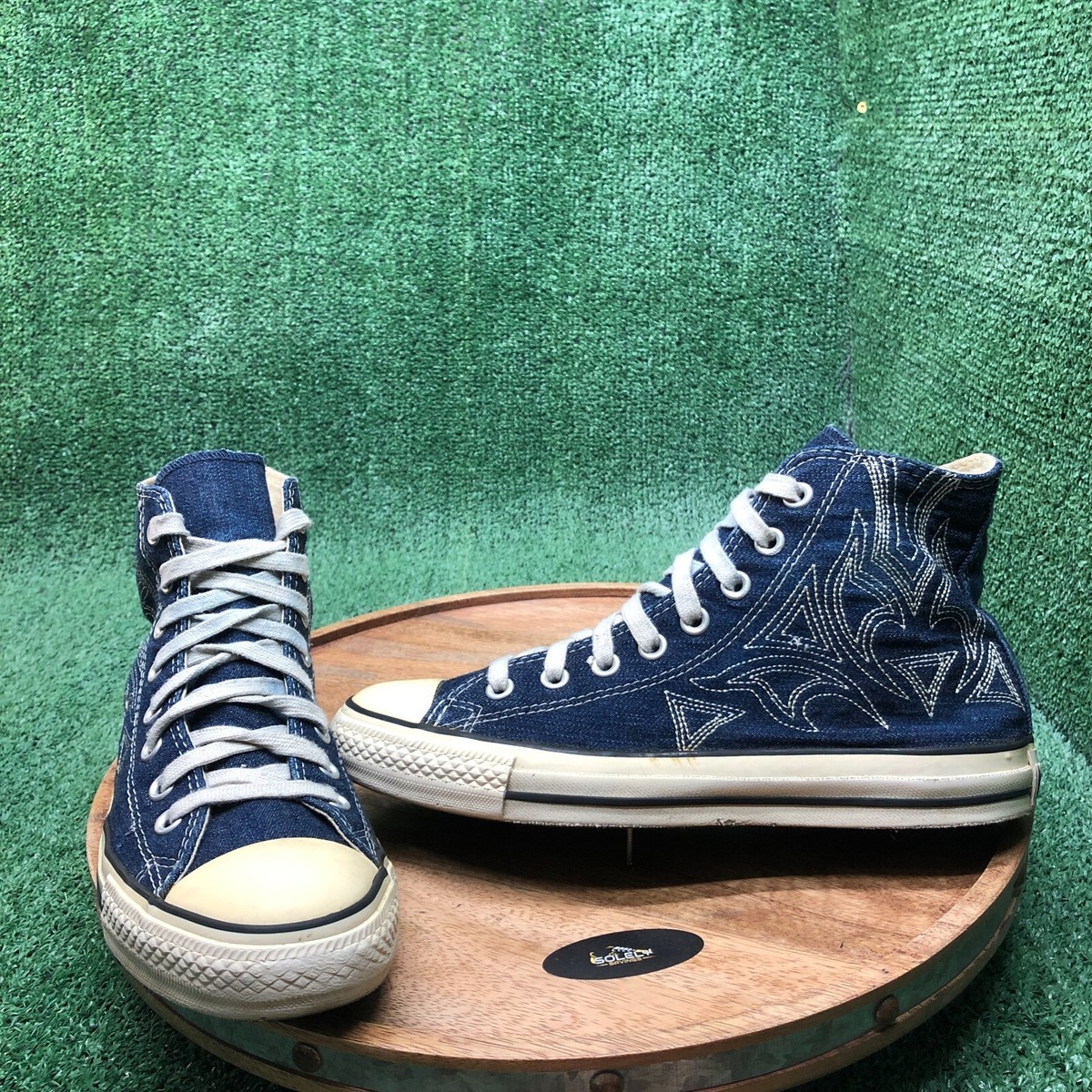 Converse Womens Chuck Taylor All Star Hi Denim Embroidered Y2K