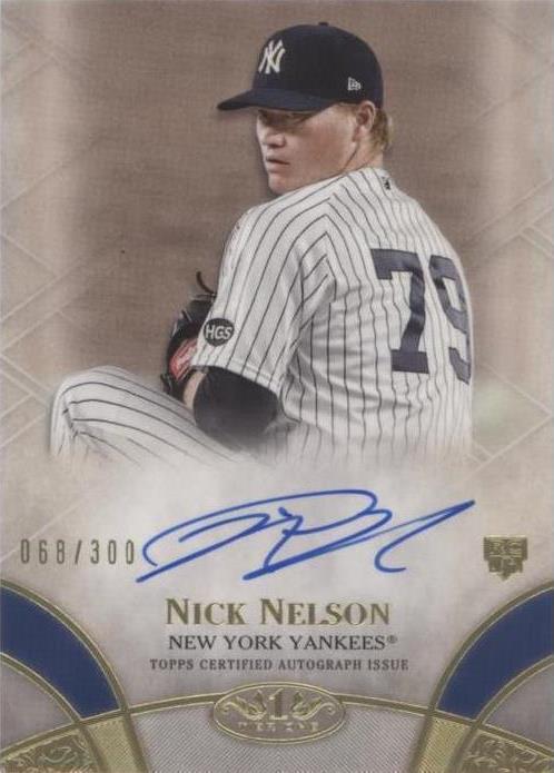2021 Topps Tier One - Nick Nelson #BOA-NNE - 1 of 1