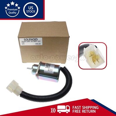 Shutoff Solenoid 6281-910-011-00 Fits For Iseki EE3CD E3CE E3CF E3CG E3CD-T