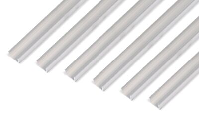 Alberts 6x U-Profil Alu Aluprofil U Profil Aluminiumprofil U Winkel 1000x15x10mm