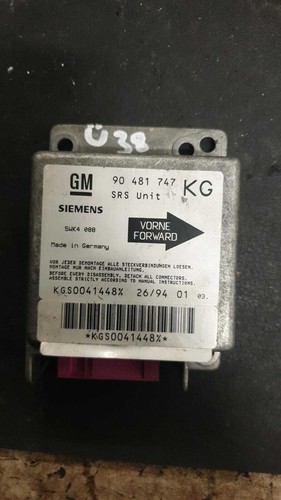 Original Opel Corsa B Airbagsteuergerät Steuergerät  90481747 KG Siemens