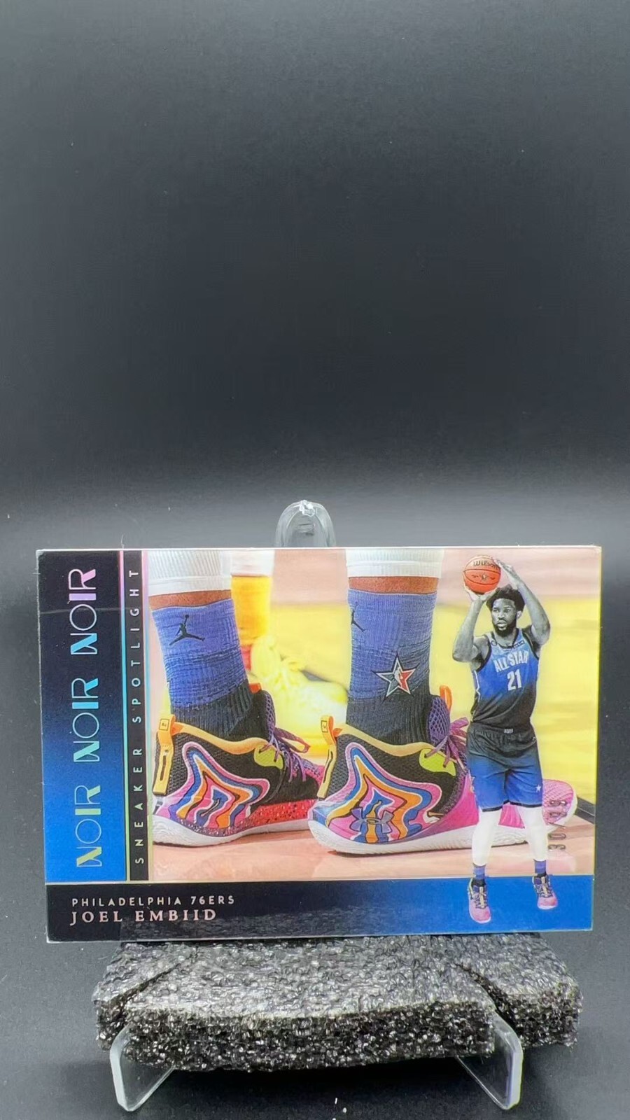 2023-24 Panini Noir Joel Embiid Sneaker Spotlight #/99 76ers #8363 LC