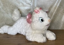 Disney Parks 15" Marie The Cat Aristocats Stuffed Soft Plush Toy Laying Down