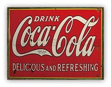 Coca Cola Style Metal Sign For Garden Bar Kitchen Pub Cafe