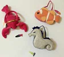 NET Gymboree Purse And Hair Clip Sea Horse, Lobster Or Nemo