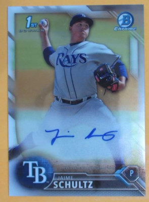 Jaime Schultz 2016 Bowman Chrome Prospect Autographs #BCAPJS