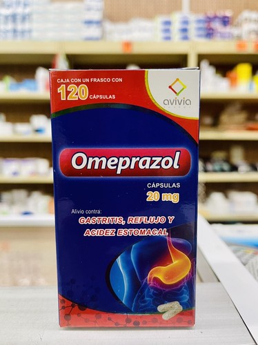 120 Caps Omeprazol Non-Presc OTC Omeprazole 20mg Heartburn GERD Acid Reflux