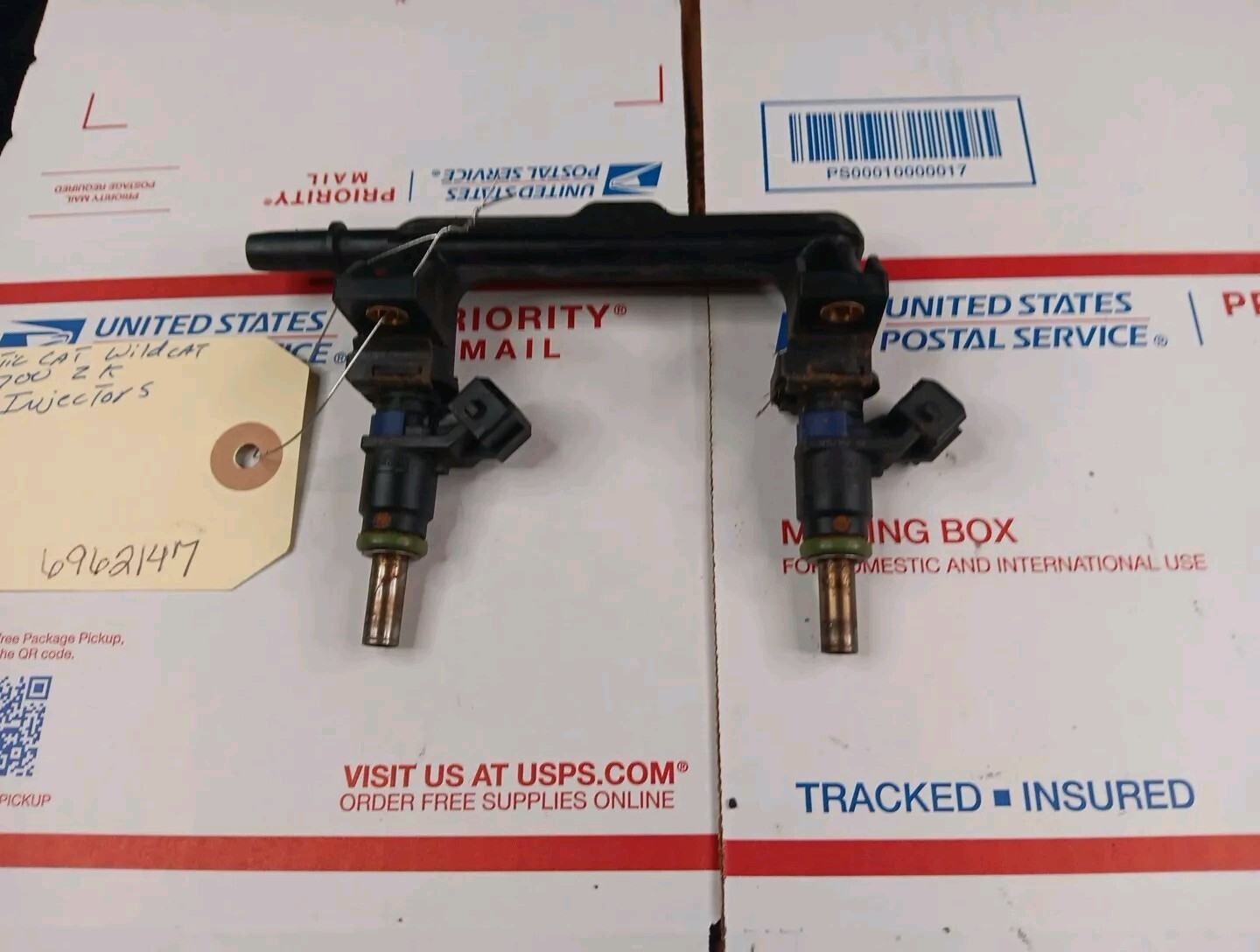 2016 Arctic Cat Wildcat 700 Fuel Injectors with Injection Injector Rail 3306-251