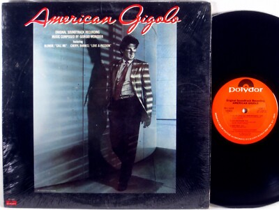 POLYDOR American Gigolo FILM SOUNDTRACK 1980 Blondie Moroder SHRINK PD-1-6259