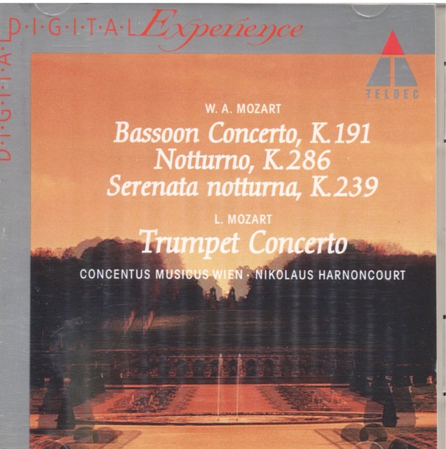 Mozart Bassoon Concerto K191; Notturno K286; Serenata notturna K239; L