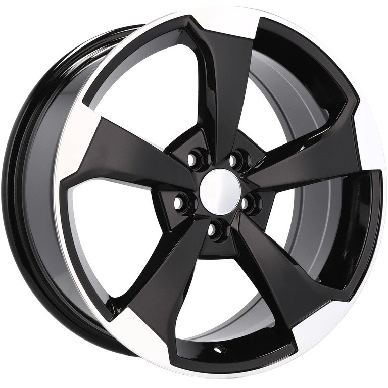 Audi Rotor 2 5x112 R19 alloy wheels 4x19 inch Black pol 8.5j ET32