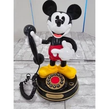 1997 Disney Mickey Mouse Animated Talking Telephone Telemania Home Phone VIDEO
