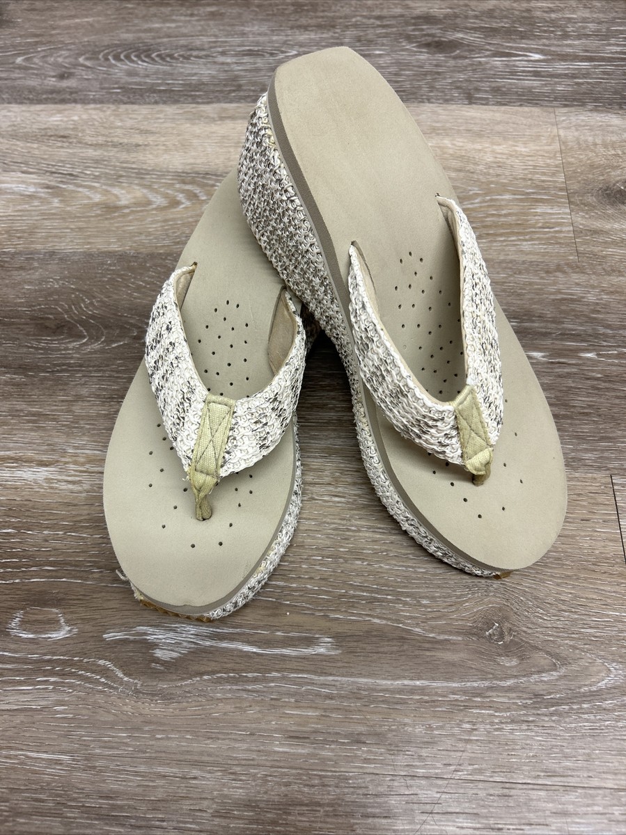 Volatile Island Platform Platform Wedge Toe Thong Slip On Sandal