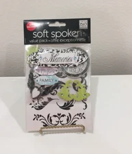 Me & My Big Ideas Soft Spoken Scrapbooking "Memories" Stickers