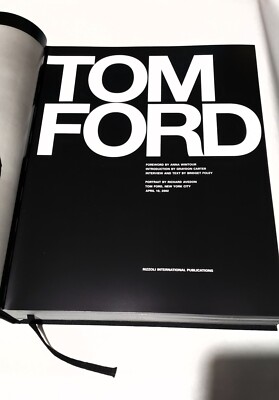 TOM FORD | Black Coffee Table HARDCOVER Book | eBay